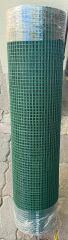 Yeşil Pvc Kaplamalı Puntalı Tel 12MM x 12MM Göz Arası 0,90MM Kalınlık, 100CM Yüksekliğinde 15mt